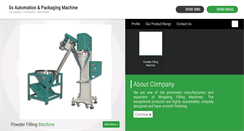 Desktop Screenshot of packagingmachinemanufacturers.com